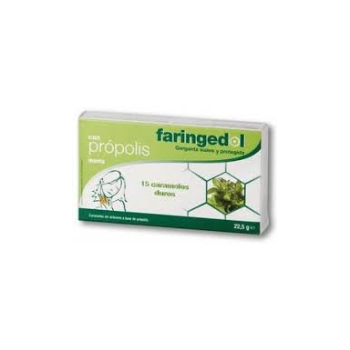 FARINGEDOL MENTA 15 CARAMELOS