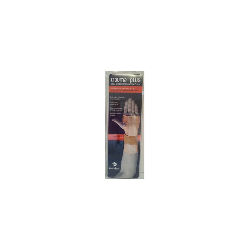 MUÑEQUERA CON FERULA PALMAR MANO IZDA. TRAUMA PLUS MUÑEQUERA CON FERULA PALMAR MANO IZDA. TRAUMA PLUS