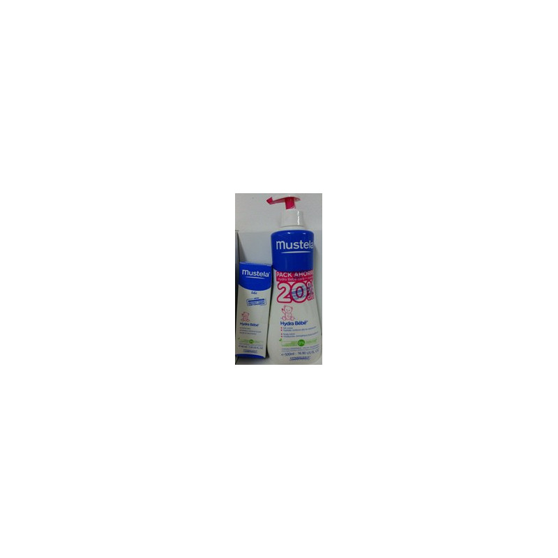 PACK MUSTELA HYDRA BEBE500ML+HIDRA BEBE 40ML