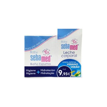 PACK SEBAMED BAÑO ESPUMA+LECHE CORPORAL