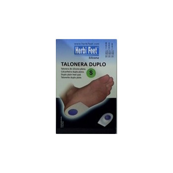 TALONERA DUPLO SILICONA HERBI FEET TALLA S