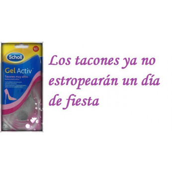 DR. SCHOLL PLANTILLA GEL ACTIV TACON MUY ALTO