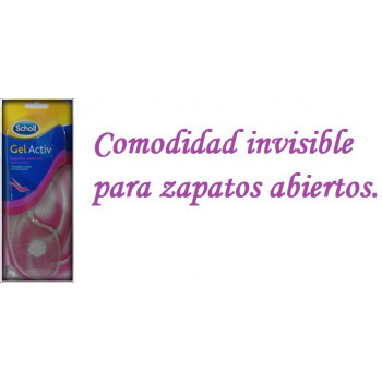 PLANTILLAS DR. SCHOLL GEL ACTIV ZAPATO ABIERTO