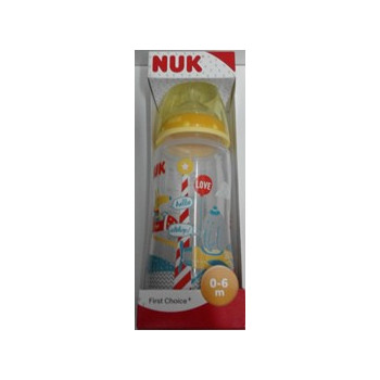 NUK BIBERON FC FANTASY SILICONA 0-6M 300ML