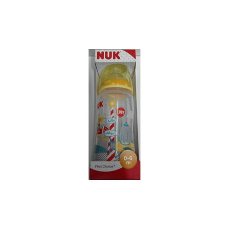 NUK BIBERON FC FANTASY SILICONA 0-6M 300ML