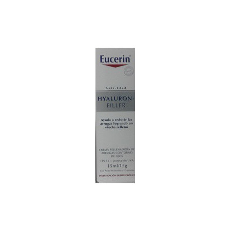 EUCERIN HYALURON CONTORNO OJOS SPF15, 15ML