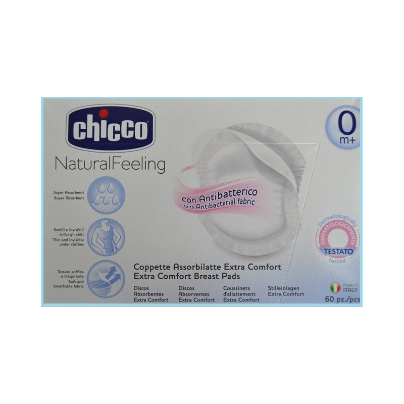 DISCOS ABSORVENTES CHICCO 60 UDES DISCOS ABSORVENTES CHICCO 60 UDES