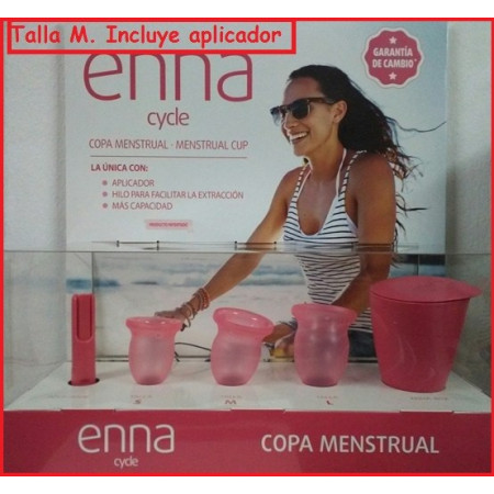 ENNA COPA MENSTRUAL + APLICADOR TALLA M