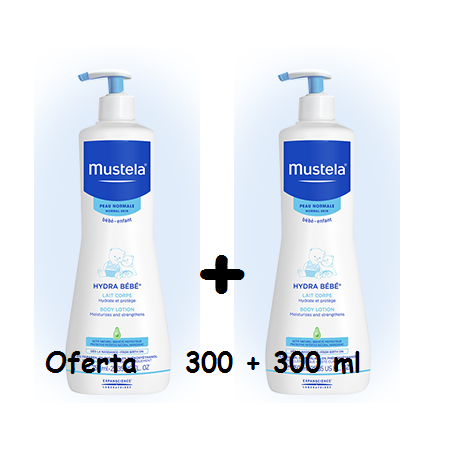 MUSTELA DUPLO HYDRA BEBE 300+300ML