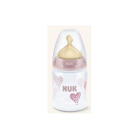 NUK BIBERON 150ML. 0-6M TETINA LATEX ORIFICIO M