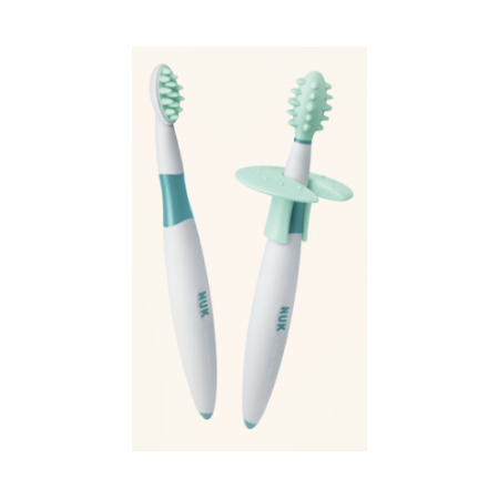 NUK SET CEPILLO DENTAL ENTRENA 6M+