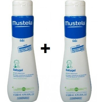 MUSTELA DUPLO BABY GEL 200 + 200ML