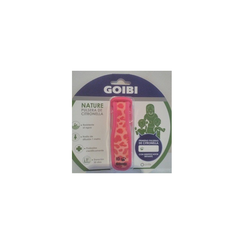 GOIBI PULSERA CITRONELA ROSA PRINT GOIBI PULSERA CITRONELA ROSA PRINT