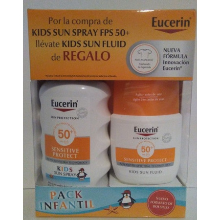 EUCERIN SUN SPRAY KIDS + TAMAÑO BOLSILLO