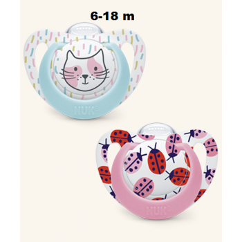 NUK GENIUS CHUPETES SILICONA 6-18 M