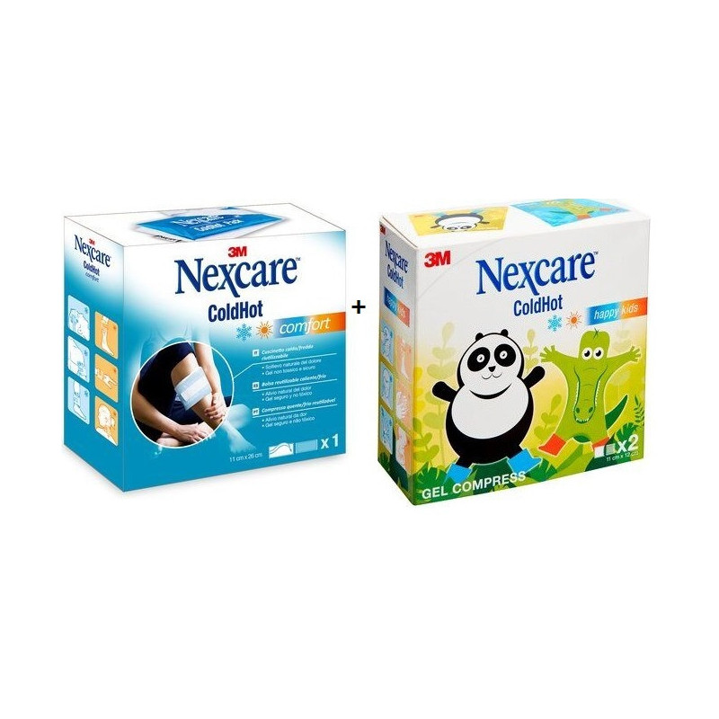 NEXCARE PACK COLD HOT MEDIANO+HAPPY KIDS